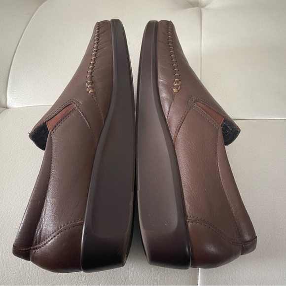 SAS Dream Tripad Comfort Brown Split Toe Slip On USA Loafers Women's US 10 N - Picture 6 of 11